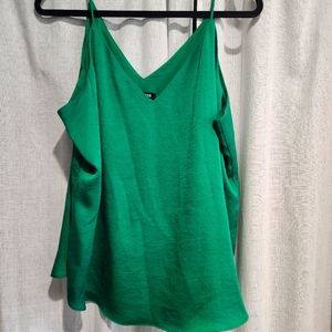 Express XL skittle green cami
